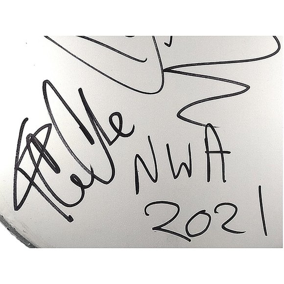 NWA Signed Drumhead Worlds Most Dangerous Group Beckett Ice Cube Yella Autograph - Picture 7 of 10